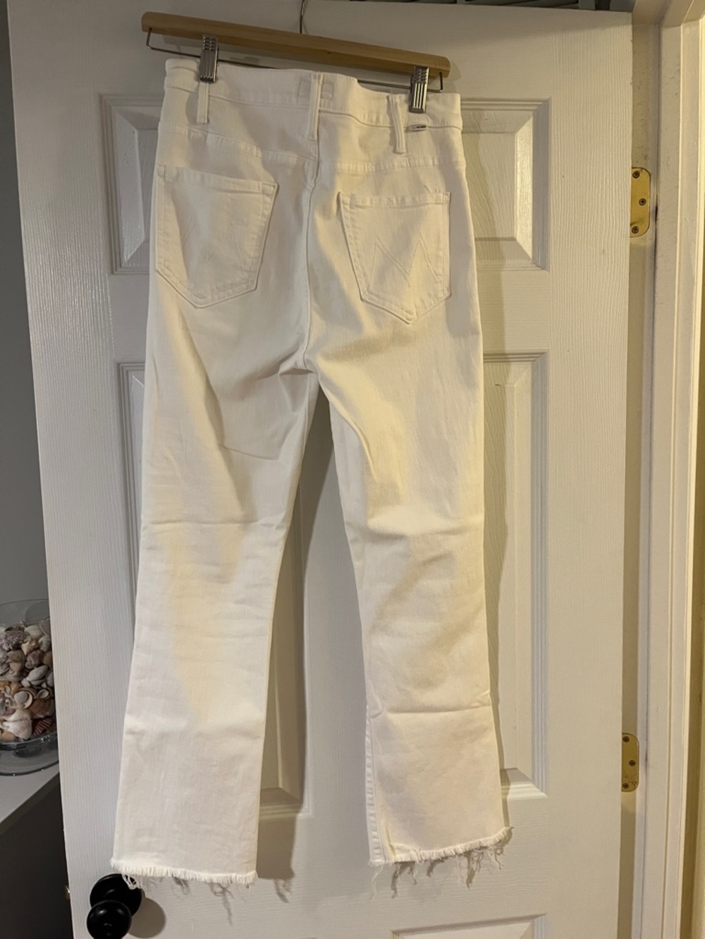MOTHER Hustler Ankle Fray Sz 29 in Fairest of Them All - Picture 4 of 10